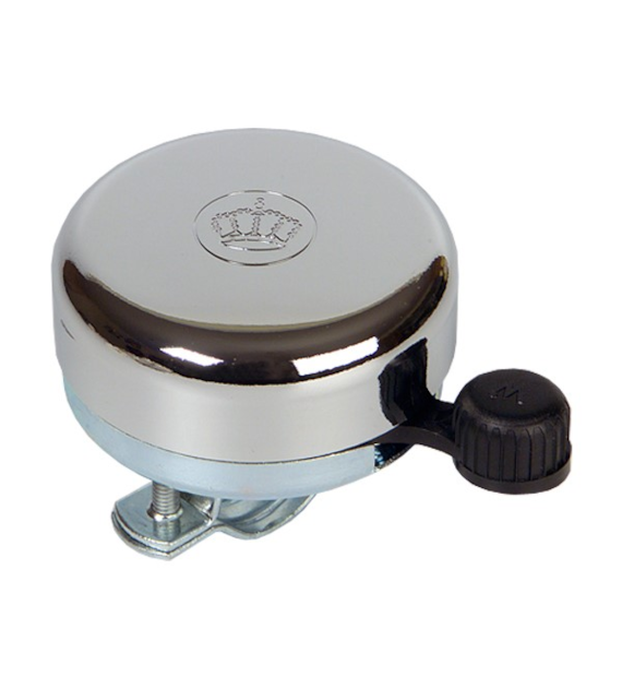 Dzwonek rowerowy WIDEK STEEL BELL chromowy krona 1szt. (NEW)