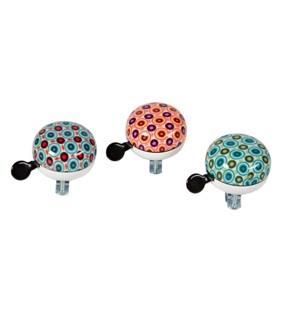 Dzwonek rowerowy WIDEK DING DONG ART COLLECTION RETRO 60mm 3 kolory pudełko 10szt. (DWZ)