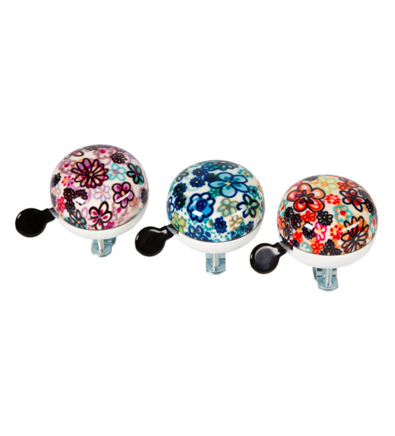 Dzwonek rowerowy WIDEK DING DONG ART COLLECTION FLORAL 60mm 3 kolory pudełko 10szt. (DWZ)
