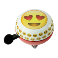 Dzwonek rowerowy WIDEK DING DONG EMOTICONS Heart Eyes 1szt. (NEW)