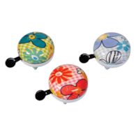 Dzwonek rowerowy WIDEK ART COLLECTION FLOWER 80mm 3 kolory pudełko 6szt. (NEW)