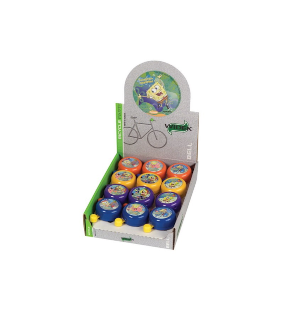 Dzwonek rowerowy WIDEK SPONGE BOB mix kolorów 12szt. (DWZ)