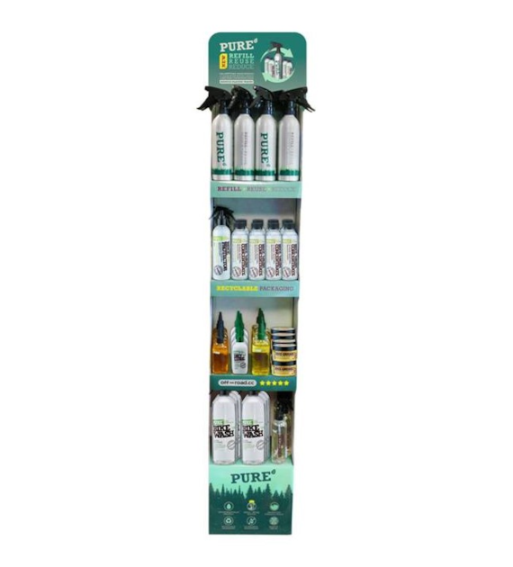 Stand sklepowy WELDTITE PURE SHOP STAND STOCK, Zestaw 70szt. produktów WELDTITE PURE (DWZ)