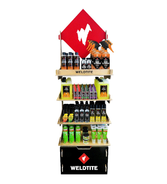 Stand sklepowy WELDTITE SHOP STAND WOODEN, Pusty (NEW)