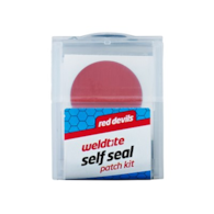 Zestaw łatek samouszczelniających do dętek WELDTITE Self Seal Patch Kit (6x Łatka samouszczelniająca + Papier ścierny), Pudełko 20szt. (NEW)