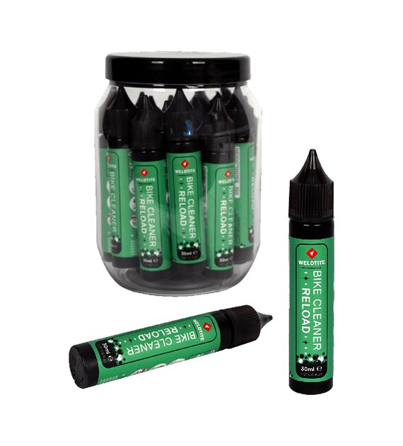 Koncentrat 30ml WELDTITE BIKE CLEANER 30ML RELOAD, Zestaw 18 szt. (NEW 2025)