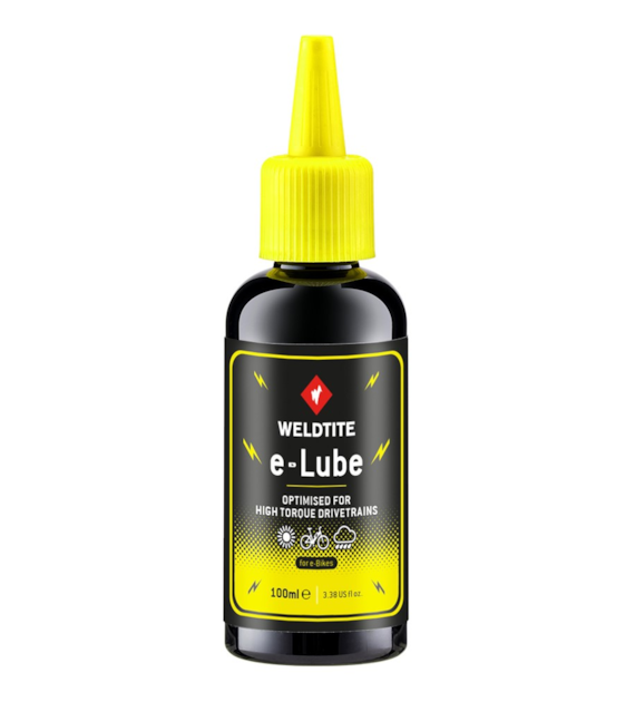 Olej do łańcucha e-Bike WELDTITE E-LUBE 100ml (warunki suche i mokre) (NEW)