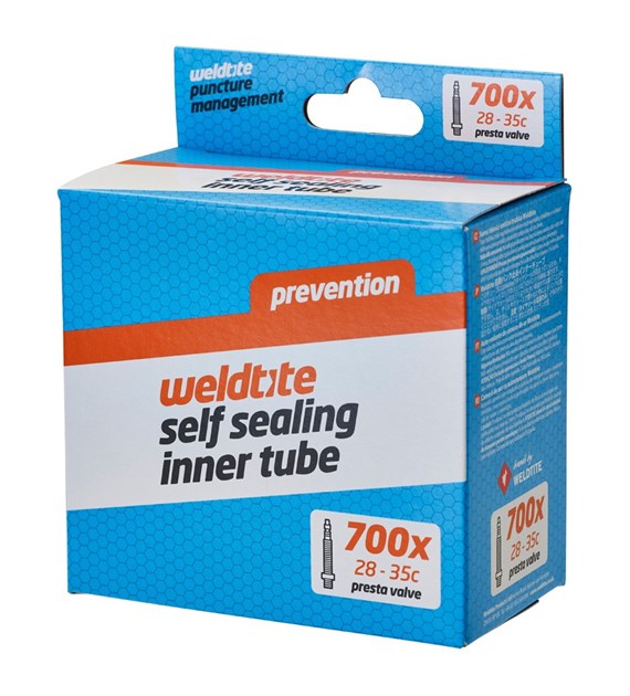 Dętka z płynem antyprzebiciowym WELDTITE Self Sealing Inner Tube 700 x 28c - 35c Presta (NEW)