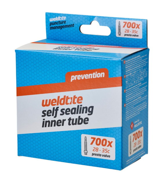 Dętka z płynem antyprzebiciowym WELDTITE Self Sealing Inner Tube 700 x 28c - 35c Presta (NEW)