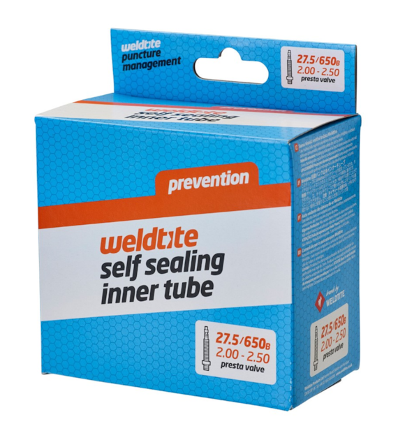 Dętka z płynem antyprzebiciowym WELDTITE Self Sealing Inner Tube 27.5 /650B x 2.00 - 2.50 Presta (NEW)