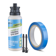 Zestaw WELDTITE TUBELESS CONVERSION SYSTEM - ROAD (Mleczko + Taśma + 2x Zawór 55mm Presta) (NEW)