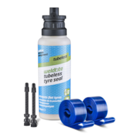 Zestaw WELDTITE Easy-Fit Tubeless Conversion System 27.5  (Mleczko + 2x Opaska + 2x Zawór 55mm Presta) (DWZ)