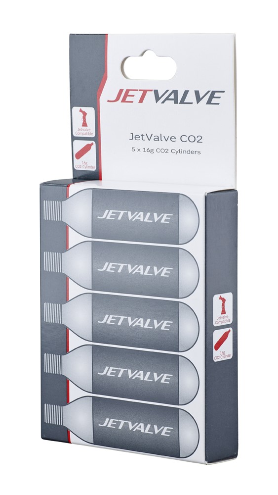 Nabój gazowy WELDTITE Jetvalve 5 x CO2 Cylinders (16g), Zestaw 5szt. (NEW)