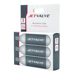 Nabój gazowy WELDTITE Jetvalve 3 x CO2 Cylinders (25g), Zestaw 3szt.