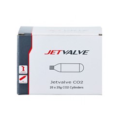 Nabój gazowy WELDTITE Jetvalve 20 x CO2 Cylinders (25g), Pudełko 20szt.