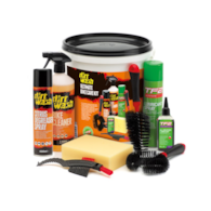 Zestaw do czyszczenia WELDTITE Dirtwash Cleaning Bucket (Odtłuszczacz + Środek do czyszczenia + Smar w sprayu + Olej All-weather + 3x Szczotka + Gąbka)