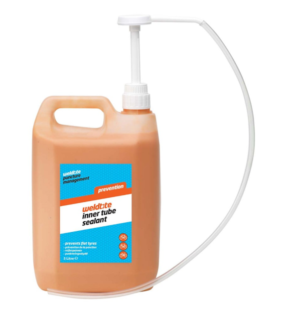 Uszczelniacz do dętek WELDTITE INNER TUBE SEALANT 5L + pompka (NEW)