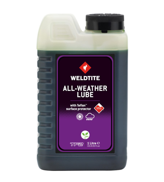 Olej do łańcucha WELDTITE ALL-WEATHER LUBE WITH TEFLON™ 1L (warunki suche i mokre) (NEW)