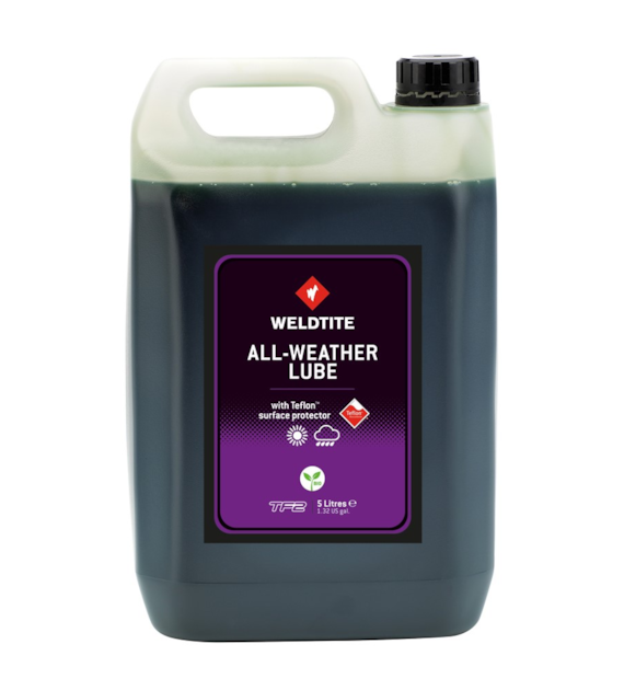 Olej do łańcucha WELDTITE ALL-WEATHER LUBE WITH TEFLON™ 5L (warunki suche i mokre) (NEW)