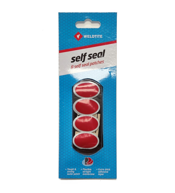 Łatki samouszczelniające do dętek WELDTITE Self Seal Patches, Blister 8szt. (NEW)